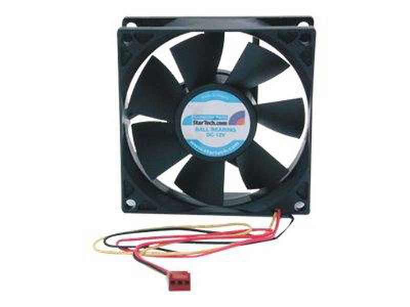 Startech.com 80x25mm dual ball bearing computer case fan w/ tx3 connector / system fan kit / 80 mm, , medium-null