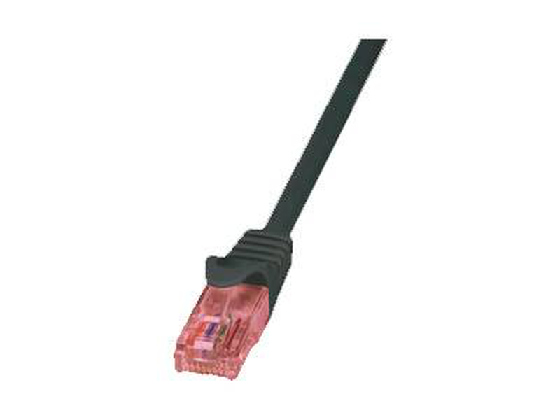 Logilink primeline / patch cable / rj-45 (m) to rj-45 (m) / 3 m / sftp, pimf / cat 6 / halogen-free / black-null