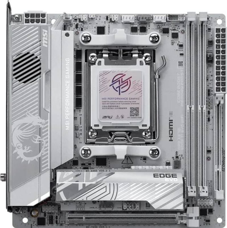 Msi mpg x870i edge ti evo Wi-Fi am5 mini itx motherboard, , medium-null