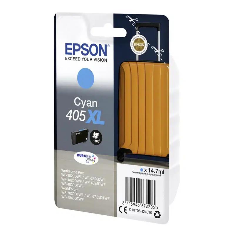 Epson ink cartridge 405xl cyan  c13t05h24010, , medium-null
