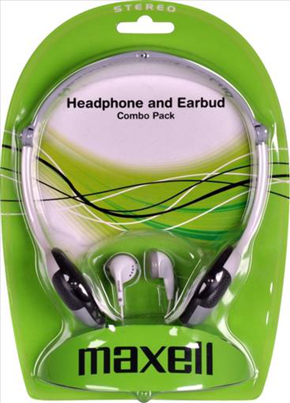 Headphone and earbud combo pack maxell, , medium image number null