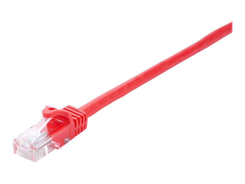 V7 / patch cable / rj-45 (m) to rj-45 (m) / 1 m / utp / cat 6 / molded, snagless / red-null