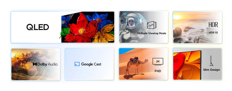 Tcl smart TV 43" full HD QLED 43s5k (2025)-null