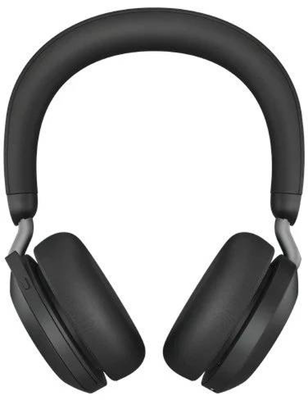 Jabra evolve2 75 wireless on-ear office headset bluetooth 5.2 link 380a hybrid anc 8-mic busylight black-null
