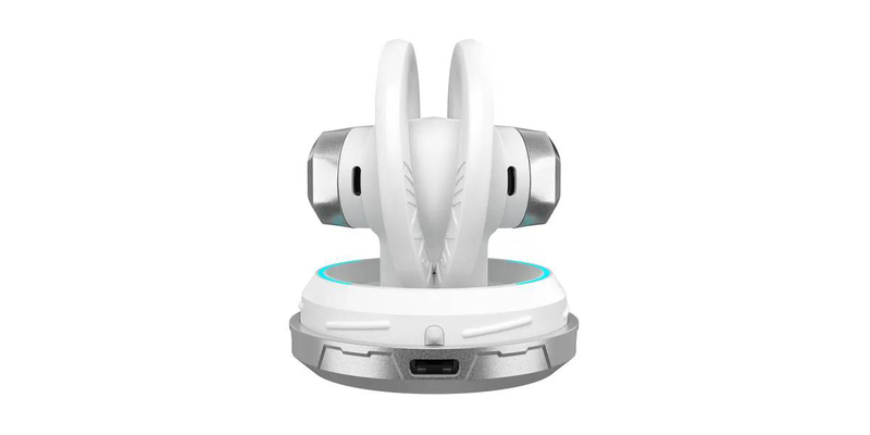 Edifier hecate Air 2 open-ear true wireless earbuds Air2-wt 14.2mm drivers bluetooth 5.3 enc rgb case white-null