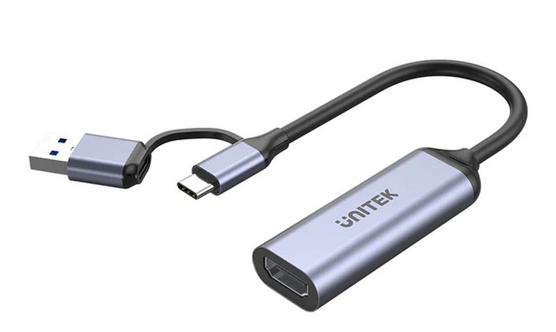 Unitek capture card hdmi to USB-c/a 1080p v1167a &bull;video capture card hdmi to USB/Type-C 1080p 60fps game capture card for streaming, teaching, video conferencing or live broadcasting., , medium-null