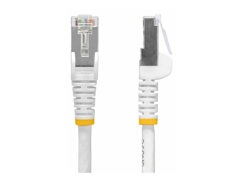 Startech.com 10m white cat8 ethernet cable, snagless, s/ftp, 25G/40g - patch cable - rj-45 (m) to rj-45 (m) - 10 m - 5.6 mm - s/ftp - cat 5/5e/6/6a/8 - ieee 802.3bt/ieee 802.3ba - snagless, halogen-free - white-null