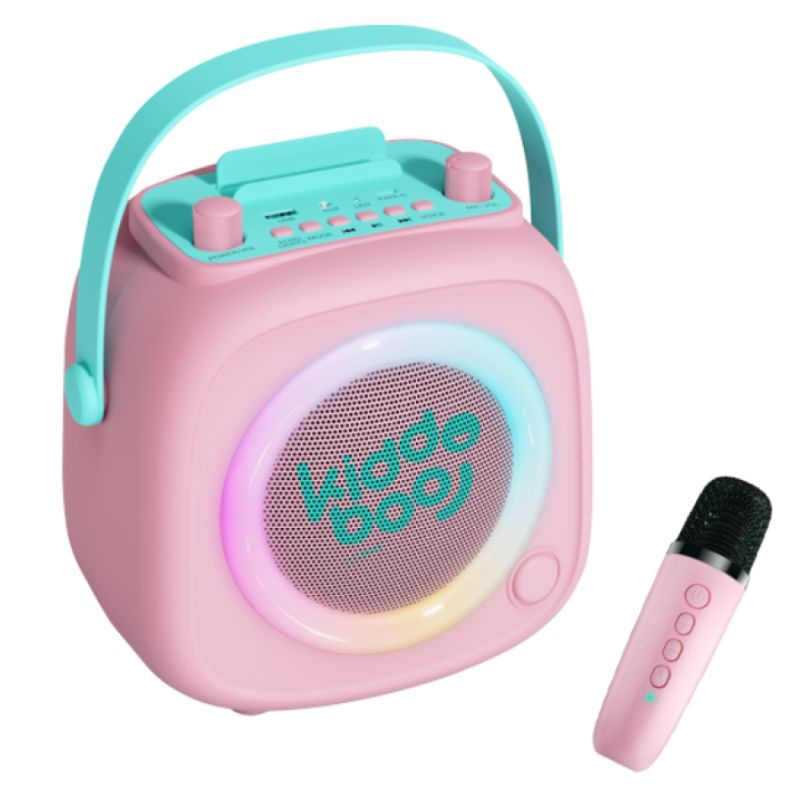 Kiddoboo kidsvoice bt speaker  mic pink kb23028pnk, , medium-null