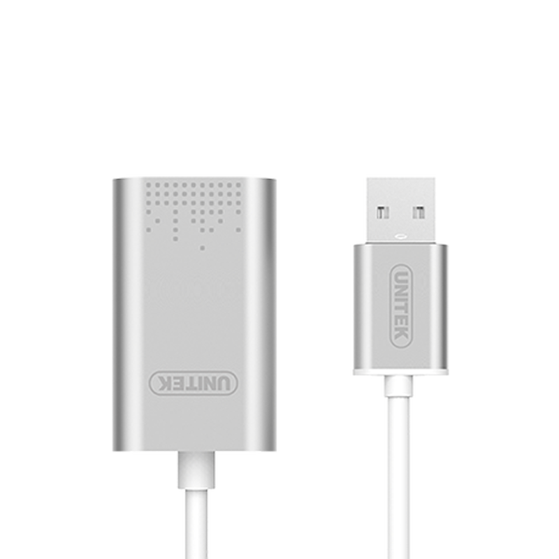 Product image: Unitek y-247a USB soundcard from USB to stereo audio headset/speaker and microphone, , medium-null