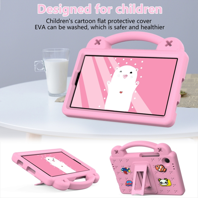 Kids protective shockproof case samsung tab a9 a11 x110 x115 x130 x135 8.7inch pink, , medium-null