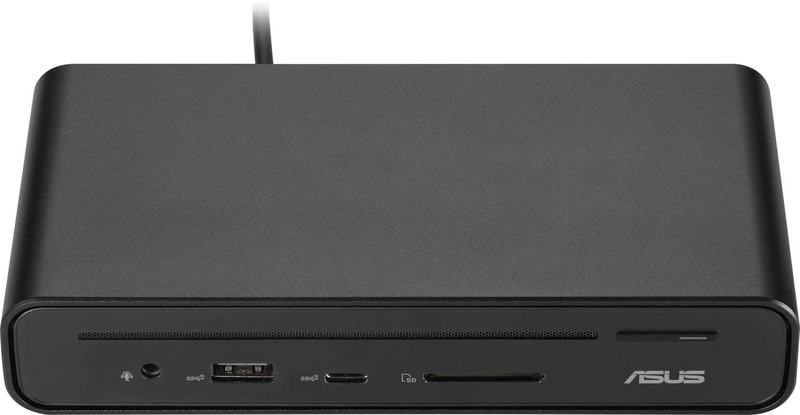 Asus dc300 triple display USB-c dock displayport HDMI USB-c 4k 60hz gbe sd card reader 90w pd 90xb08cn-bds090-null