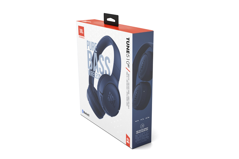 Jbl tune 510bt circumaural wireless headphones bluetooth with 40 operating hrs blue-null