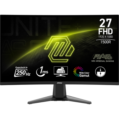 Msi mag 27c6x 27" monitor curved 250hz 1920x1080, , medium