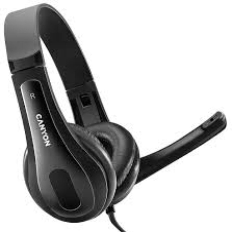 Canyon USB stereo headset with microphone, black  chsu-1, , medium-null