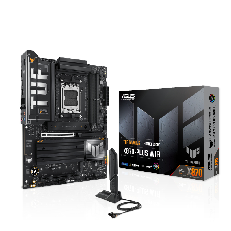 Asus tuf gaming x870-plus Wi-Fi am5 atx motherboard, , medium-null