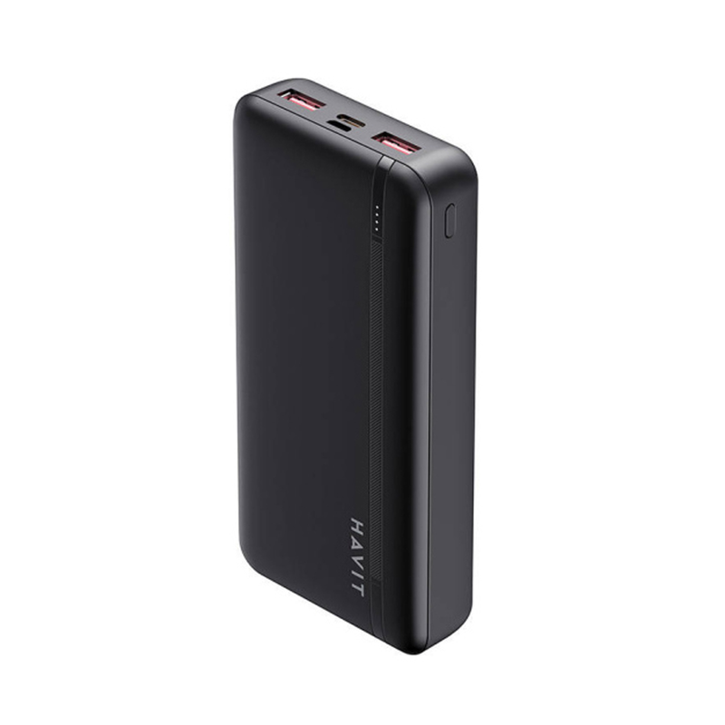 Havit powerbank 2x USB-a & 1x USB-c 20000mAh black image number null
