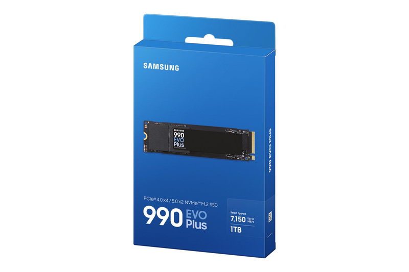 Samsung 990 evo plus mz-v9s1t0bw 1TB nvme SSD m.2 2280 pcie Gen5 x2 Gen4 x4 up to 7250mb/s for gaming-null