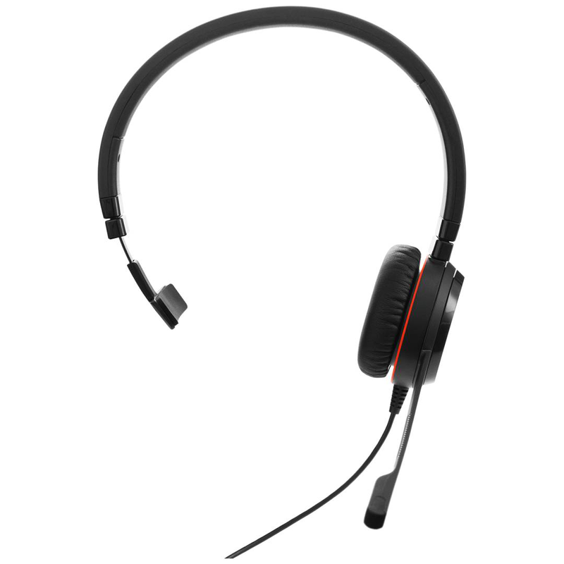 Jabra evolve 20se ms mono | USB-c/a | wired on-ear headset | noise-cancelling mic | inline call controller, , medium-null