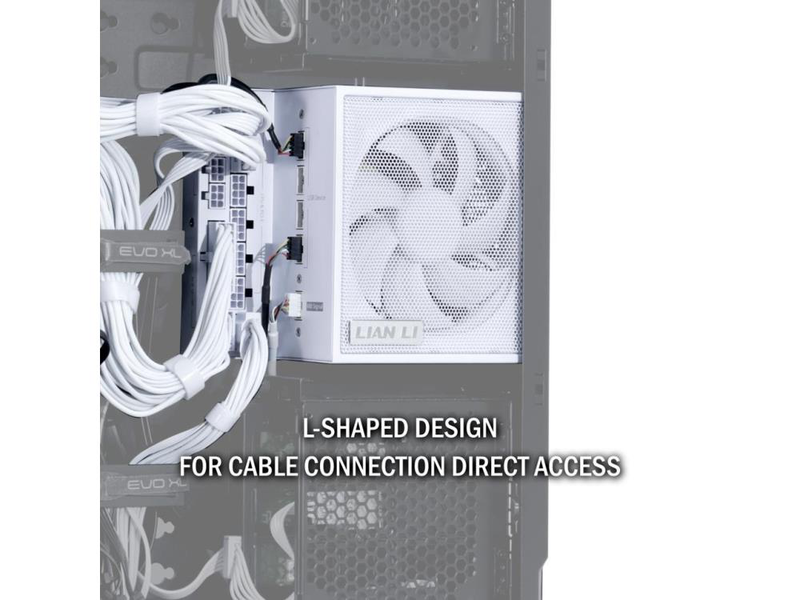 Lian li edge 1000w 80+ platinum fully modular atx 3.1 psu white-null