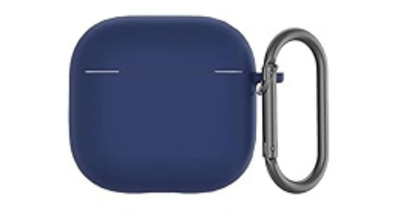 Dark blue AirPods 4 silicone case, , medium-null