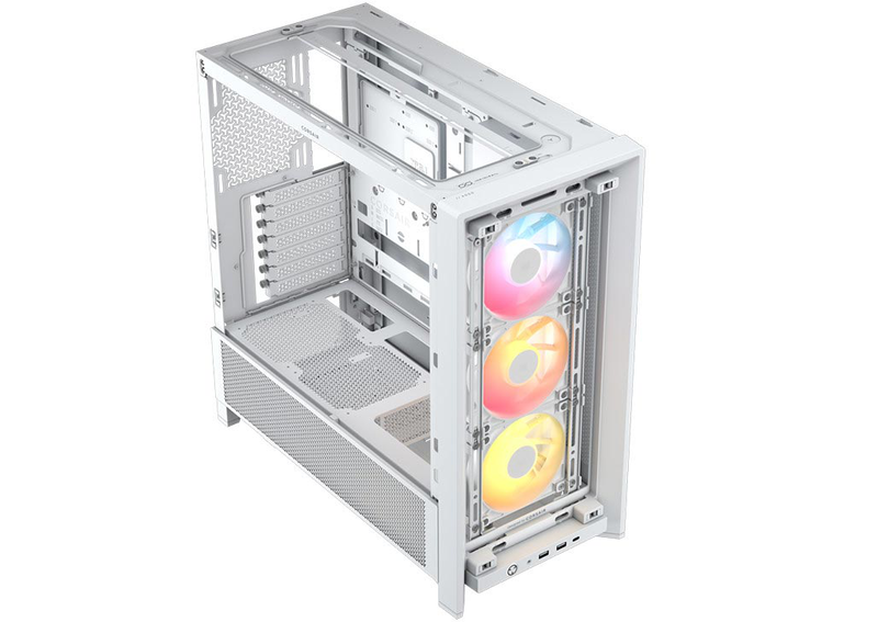 Corsair frame 4000d rs argb modular mid-tower pc case (cc-9011297-ww)-null