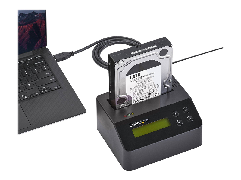 Startech.com sdock1eu3p standalone hard drive eraser dock USB 3.0 for 2.5/3.5 sata HDD SSD 9 erase modes-null