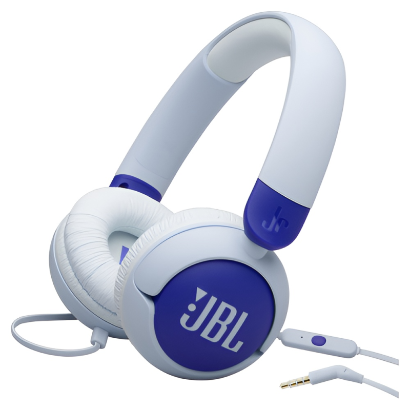 Jbl junior 320 on-ear kids headphones safe sound - blue-null