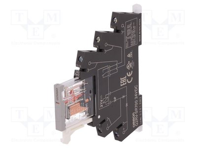Intreface relay  24v coil 6a /250v 6a/30vdc, , medium