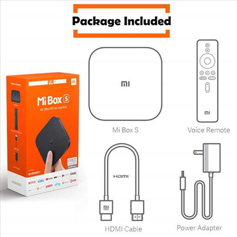 Xiaomi mi box s 4k ultra HD set-top box image number null