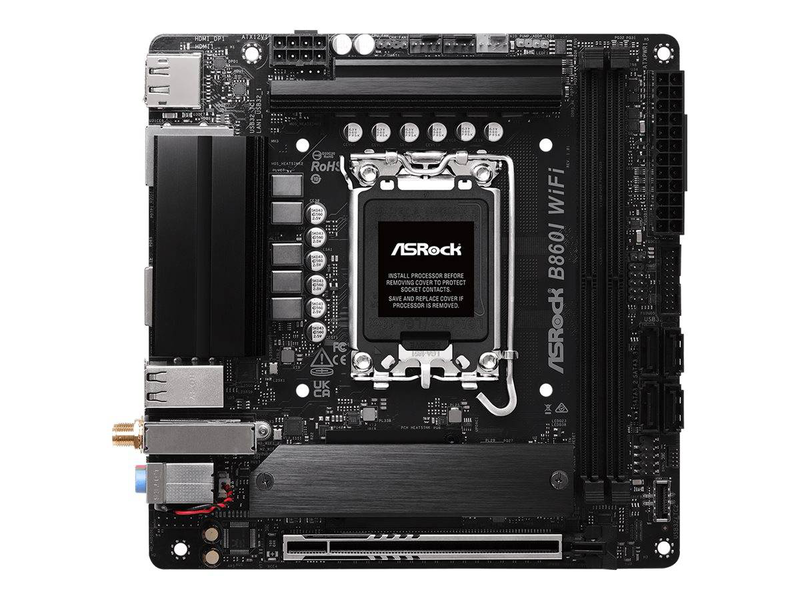 Asrock b860i Wi-Fi motherboard mini-itx lga1851 intel b860 ddr5 pcie 5.0 Wi-Fi 6e-null