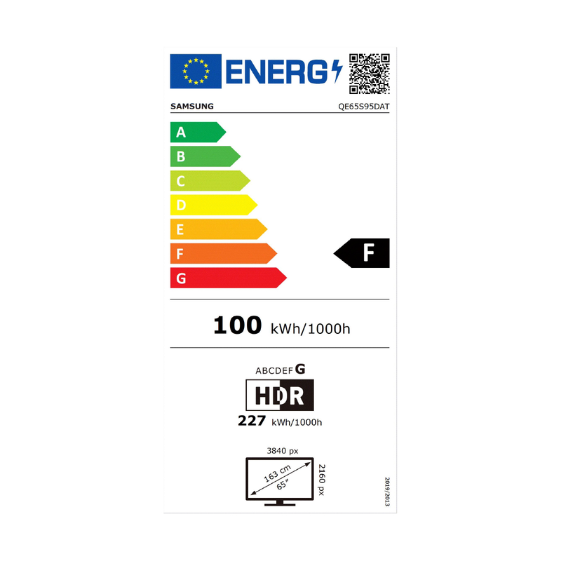Samsung qe65s95da 65" 4k ultra HD OLED TV image number null