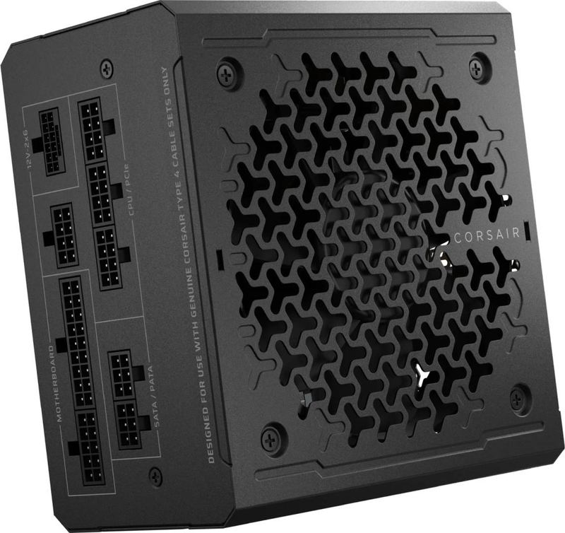 Corsair rm1000e rme series 1000w cp-9020297-eu atx 3.1 fully modular power supply cybenetics gold 12v-2x6 black-null