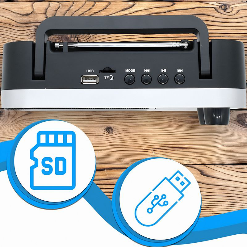 &Rho;&alpha;&delta;&iota;ό&phi;&omega;&nu;&omicron; &kappa;&omicron;&upsilon;&zeta;ί&nu;&alpha;&sigmaf; cmik &mu;&epsilon; &lambda;&epsilon;&iota;&tau;&omicron;&upsilon;&rho;&gamma;ί&epsilon;&sigmaf; fm/ bluetooth ac/dc 240v, , medium-null