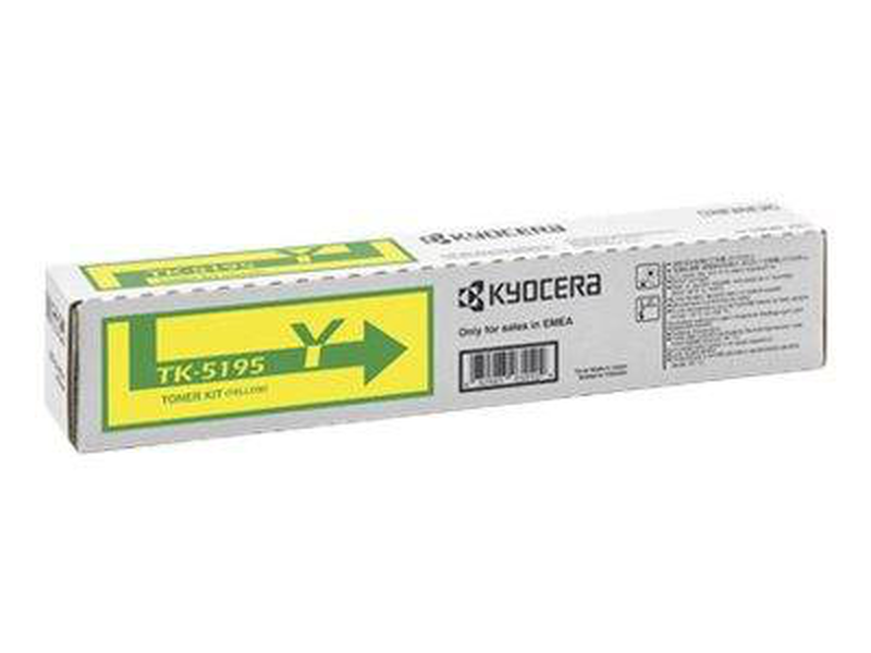 Kyocera tk-5195y 1t02r4anl0 original yellow toner cartridge 7000 pages for taskalfa 306ci 308ci colour laser-null