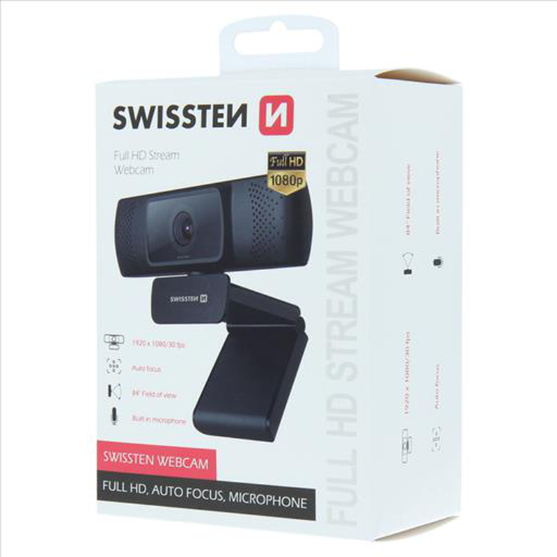 Swissten webcam FHD 1080p image number null