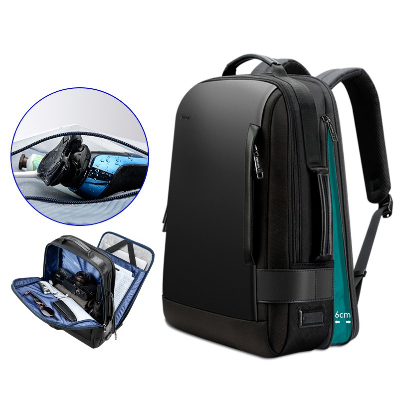 Bopai regent leather expandable laptop bag 15.6&Prime;, , medium-null