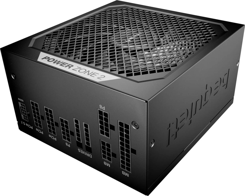 Be quiet! Power zone 2 z2-1000w bp008eu 1000w atx 3.1 psu 80 plus platinum fully modular 12v-2x6 140mm zero-rpm black-null