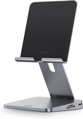 Anker work 551 USB-c tablet stand hub 8in1, , medium