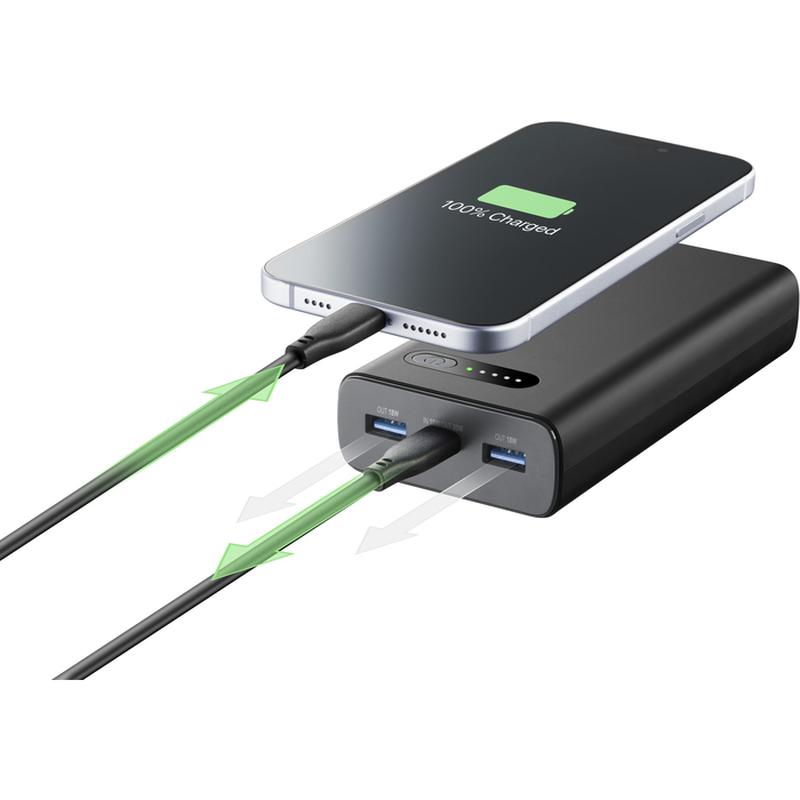 Cellularline power bank 20000mAh 20w-null