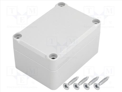 Enclosure multipurpose x: 50mm y: 70mm z: 36mm abs grey gasket, , medium