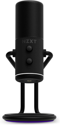 Nzxt capsule streaming or gaming microphone, Black, medium