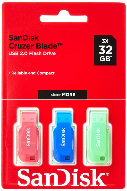 Sandisk sd USB drive 3 pack-32GB, , medium-null