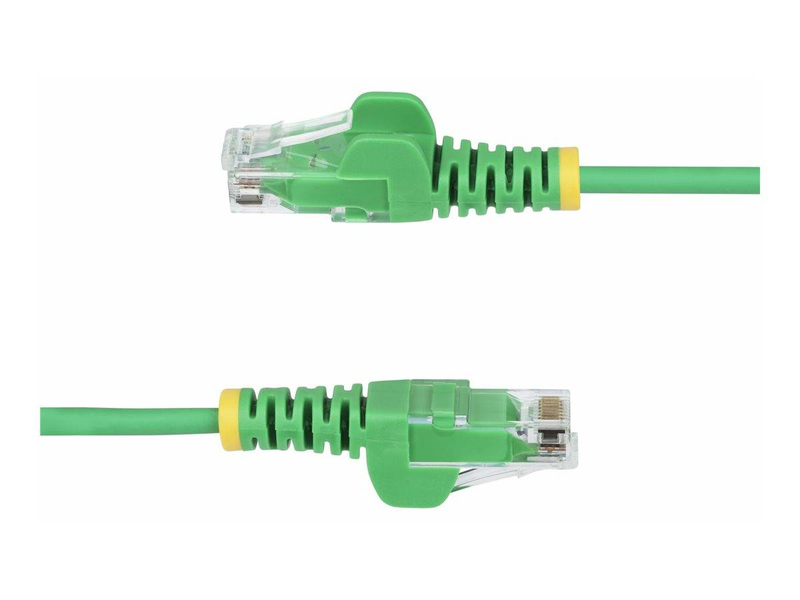 Startech.com 10m green slim cat6 ethernet cable, snagless, 28awg, lszh / patch cable / rj-45 (m) to rj-45 (m) / 10 m / 3.6 mm / utp / cat 5/5e/6 / ieee 802.3bt / halogen-free, snagless / green-null