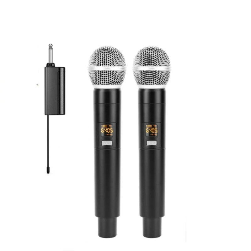 Pair wireless handheld microphones aσύρματα μικρόφωνα, , medium image number null
