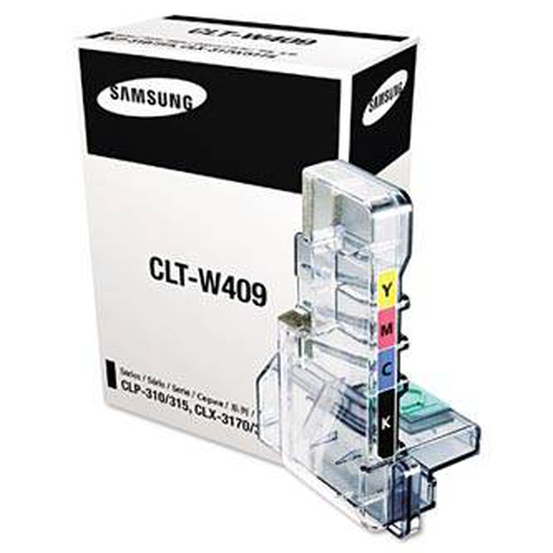 Samsung clt-w409 / black, yellow, cyan, magenta / waste toner collector / for samsung clp-325, clx-3170, clx-3175, clx-3176, clx-4175, , medium-null