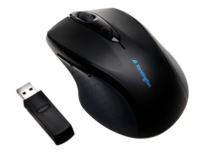 Kensington pro fit full-size / mouse / optical / wireless / 2.4 GHz / USB wireless receiver / black, , medium-null