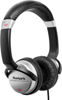 Numark hf-125 dj-headphones, Black, medium