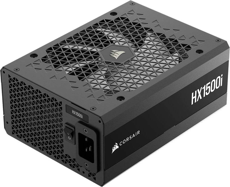 Corsair hxi hx1500i 1500w atx 3.1 digital psu 80 plus platinum fully modular dual 12v-2x6 icue 140mm black-null