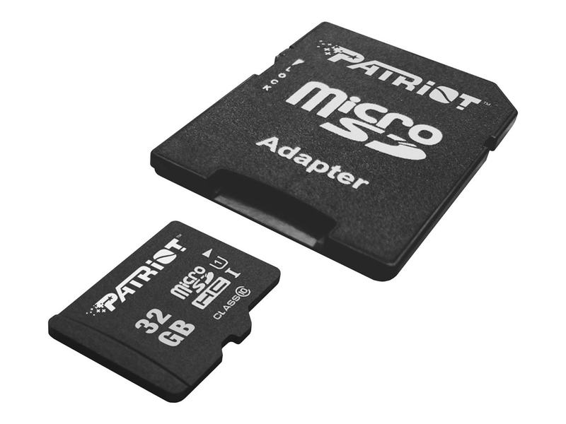 Patriot lx series flash memory card 32GB uhs-i u1 / class10 / microsdhc uhs-i, , medium-null