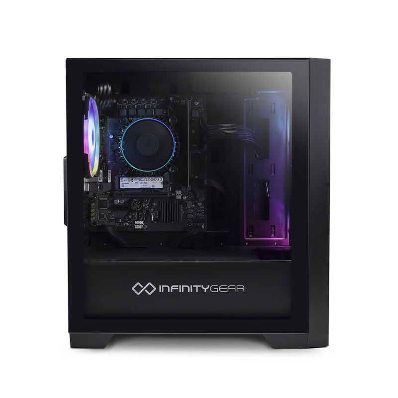 Infinity gear core 5 rev.2 (core i3-14100/8GB ddr4/250GB SSD/windows) desktop pc-null